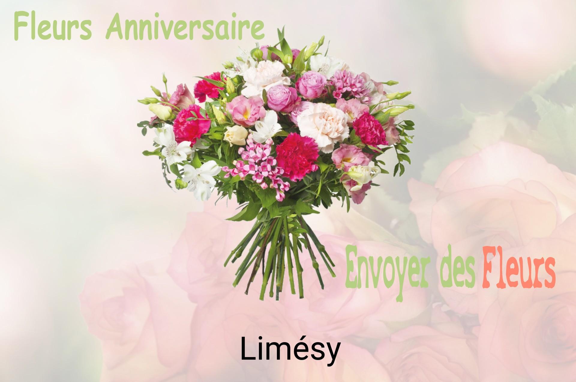 Bouquet de fleurs d’anniversaire livré à Limésy